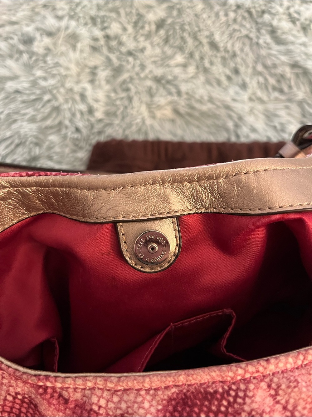 Coach Rare Limited Edition Madison Floral Rose Maggie Hobo/ Shoulder Bag EUC - Picture 16 of 16